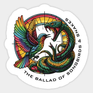the ballad of songbirds and snakes v3 Sticker